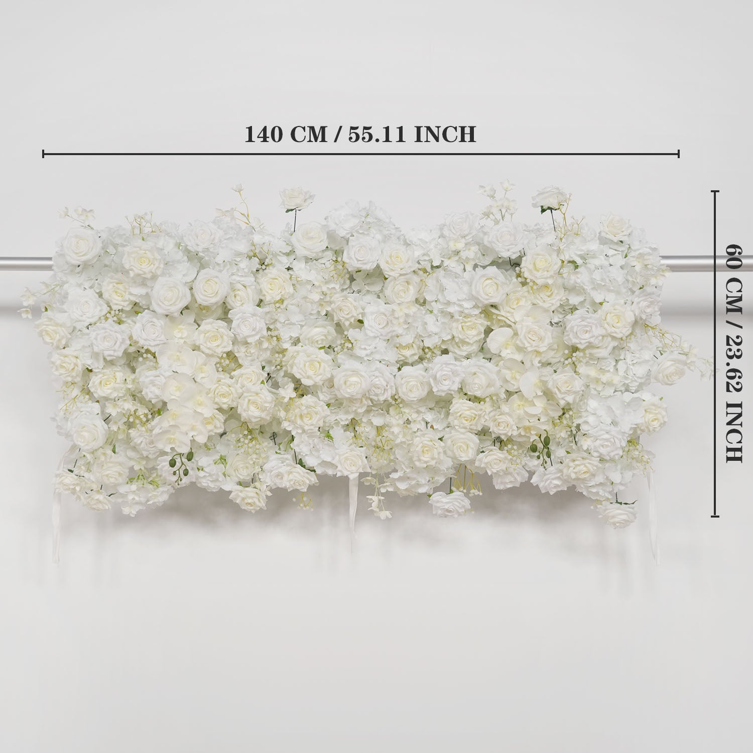 Uflower White Rose Wedding Background Flower Arrangement Arch Decoration